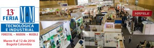 Feria M&M 2016 Bogotá: Feria de tecnología industrial mueble y madera, Colombia